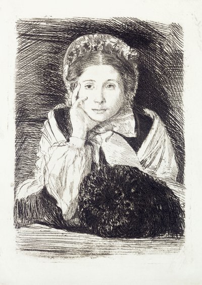 マルグリット、1860〜62年頃 作： Edgar Degas