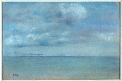 エドガー・ドガ（1834-1917）のカモフラージュに描かれたマリン・パステル画 1869年 Sun.0.31x0.46 m パリ、オルセー美術館 作： Edgar Degas