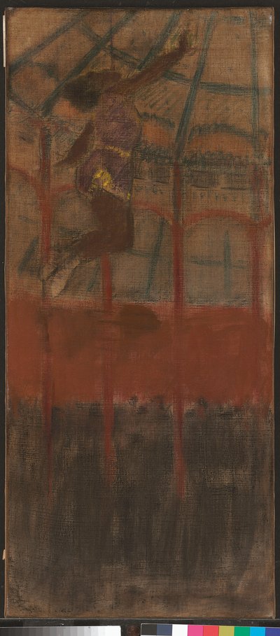シルク・フェルナンドのミス・ラ・ラ 作： Edgar Degas