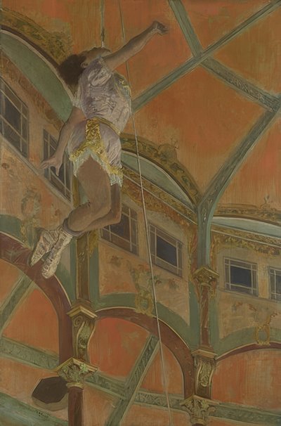 フェルナンドサーカスのミスララ。 1879 作： Edgar Degas