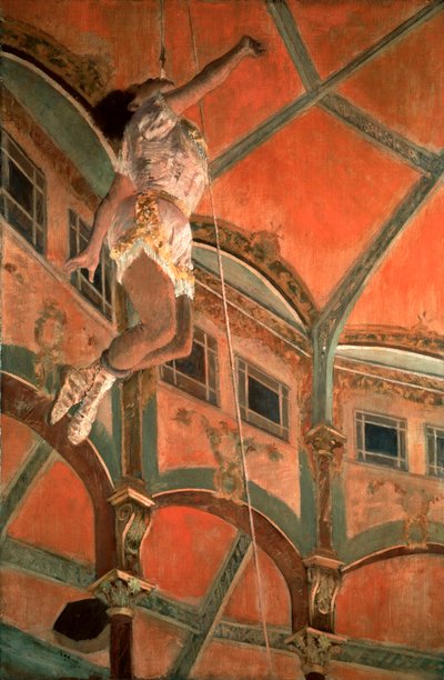 フェルナンド・サーカスのミス・ララ 作： Edgar Degas