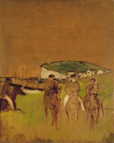 モーニングライド、1866年頃 作： Edgar Degas