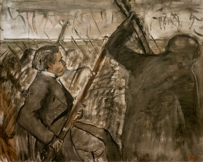 オーケストラの音楽家たち。1870年頃油彩・キャンバス 作： Edgar Degas