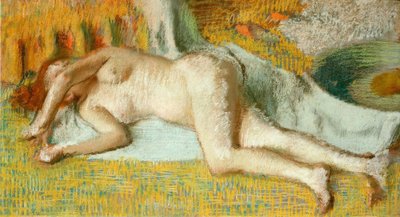 お風呂の後 作： Edgar Degas