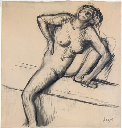 今、1890年代の終わり 作： Edgar Degas