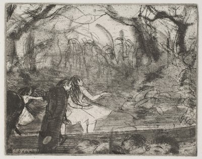 ステージ III、1876-77 年。 作： Edgar Degas