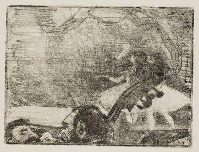 オンステージ I 作： Edgar Degas
