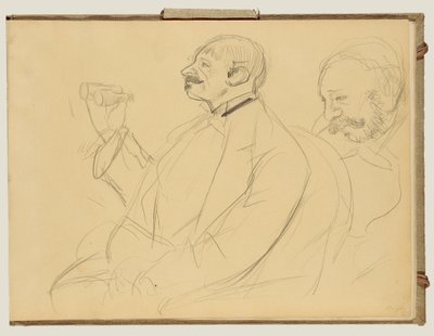 オペラ・ファンとアーネスト・レイヤー 作： Edgar Degas