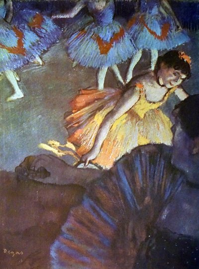 エドガー・ドガのオペラボックスから見たバレエ 作： Edgar Degas