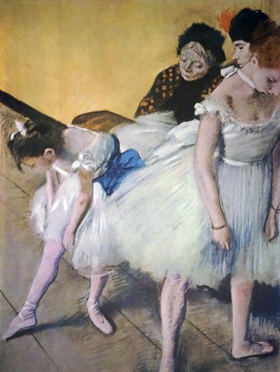 エドガー・ドガによる「ダンスクラス」と題する絵画 作： Edgar Degas