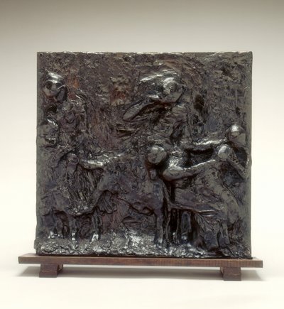 りんごの記念品、または家族の牧歌を選ぶ c. 1881年おそらく1890年代。 作： Edgar Degas