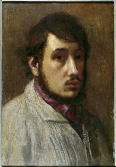 男の肖像 作： Edgar Degas
