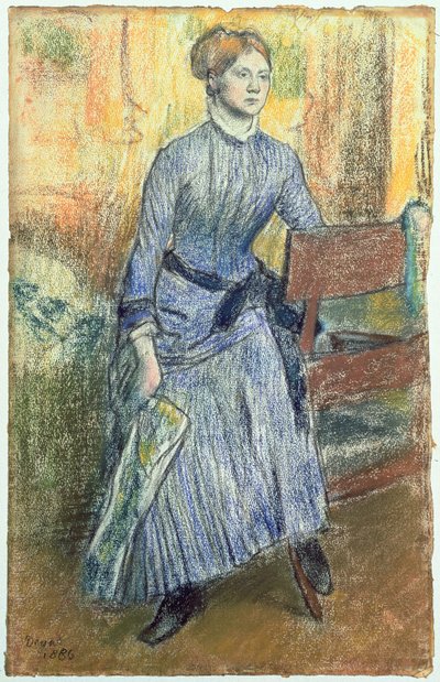 エレーヌ・ルーアの肖像 作： Edgar Degas