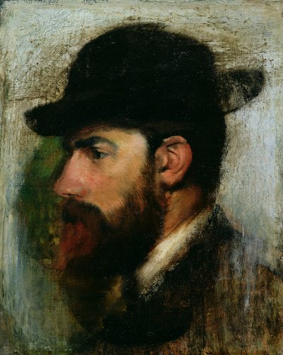 アンリ・ルーアルの肖像（1833-1912）1871 作： Edgar Degas