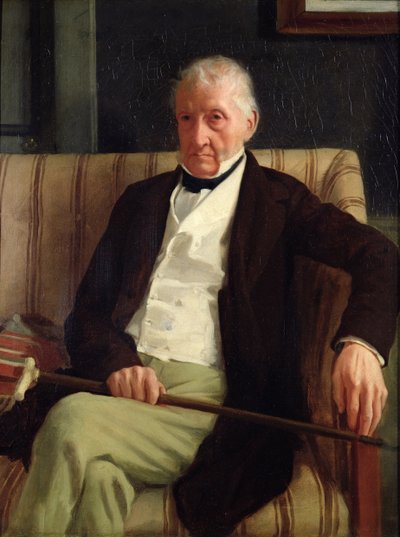 画家の祖父、1857年のヒレールドガの肖像 作： Edgar Degas