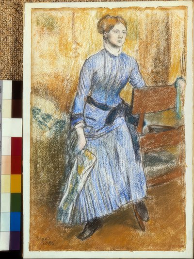 エレーヌ・ルアールの肖像 作： Edgar Degas