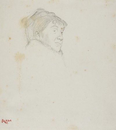 マダムディーツモンニンの肖像 作： Edgar Degas