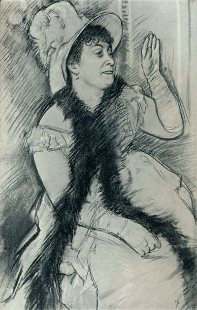 マダムXの肖像、19世紀 作： Edgar Degas