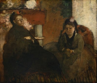 Mme の肖像画。 ライルとルーベン夫人、186670。 作： Edgar Degas