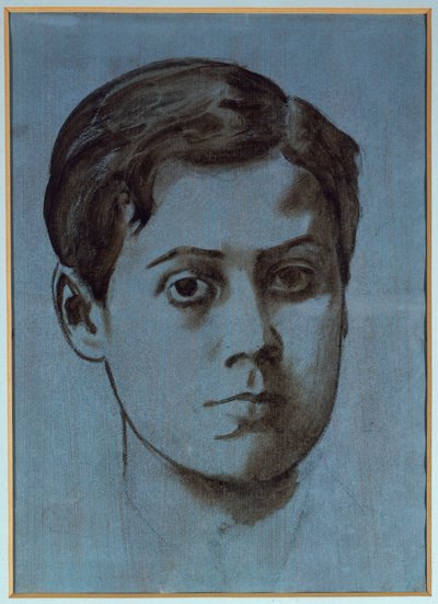 若い男の肖像 作： Edgar Degas