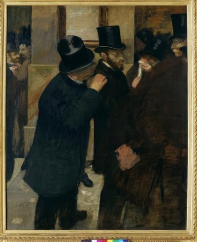 株式市場の肖像画 作： Edgar Degas