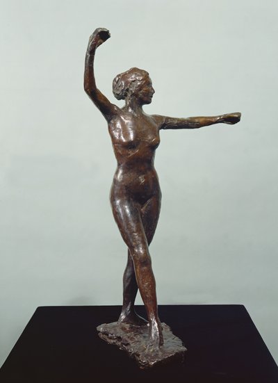 ダンスの準備、右足前（ブロンズ） 作： Edgar Degas
