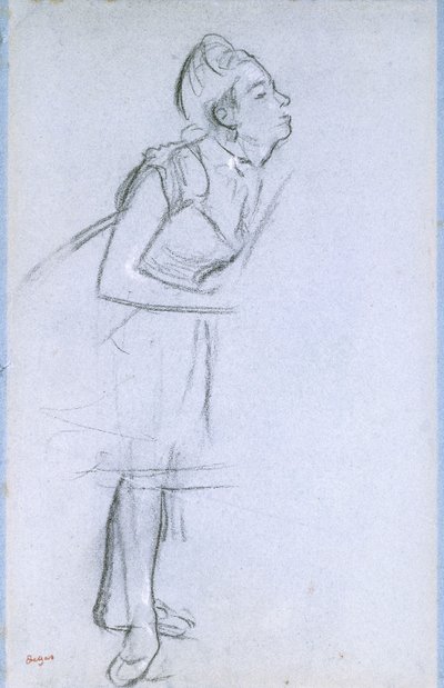 ダンサーのプロフィール 作： Edgar Degas