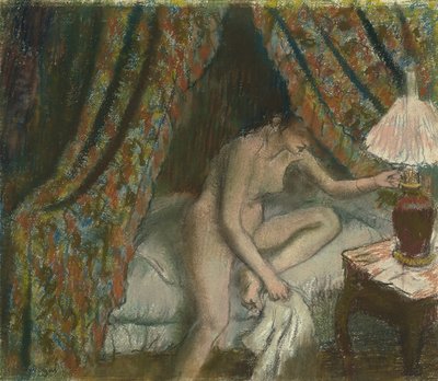 引退、1883年 作： Edgar Degas
