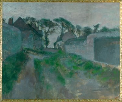ヴィレッジストリートサンヴァレリースルソンム 作： Edgar Degas