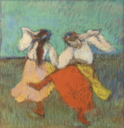 ロシアのダンサー（Danseuses Russes）。 1899年頃 作： Edgar Degas