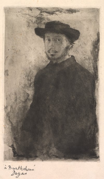 自画像 作： Edgar Degas
