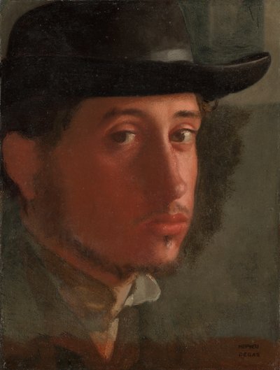 自画像 作： Edgar Degas