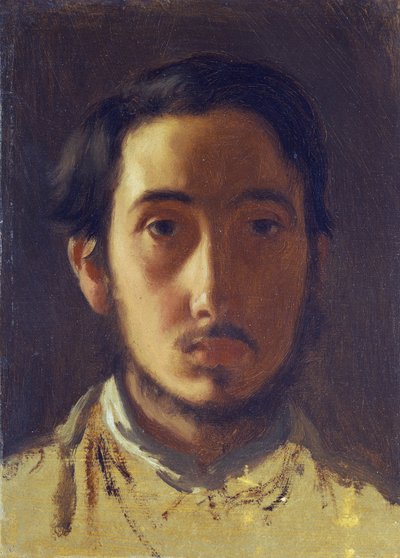 自画像、1857年頃 作： Edgar Degas