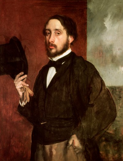自画像、1862年頃（キャンバスに油彩） 作： Edgar Degas
