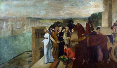 セミラミスビルディングバビロン、1861 作： Edgar Degas