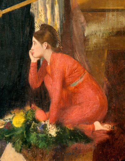 セミラミスビルバビロン未完成、詳細、1860-1862 作： Edgar Degas