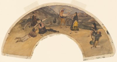 スペインのダンサーとミュージシャン 作： Edgar Degas