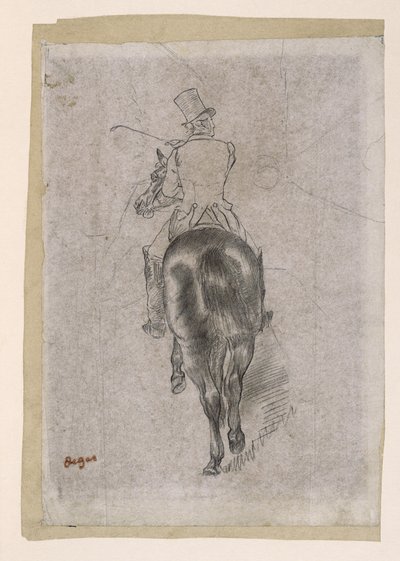 馬に拍車をかける 作： Edgar Degas