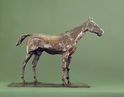 立ち馬（ブロンズ） 作： Edgar Degas
