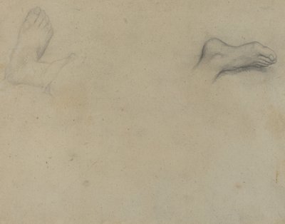 足の研究 [裏面] 作： Edgar Degas