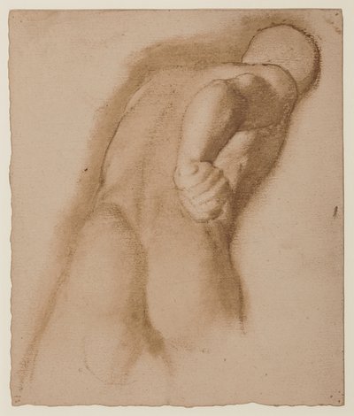 エフェソスのアガシアスの後の研究、「剣闘士ボルゲーゼ」、1855年頃 作： Edgar Degas