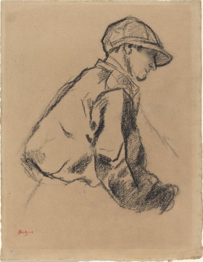 騎手の研究、1884年 作： Edgar Degas
