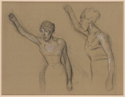 歌手の研究 作： Edgar Degas