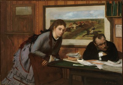 やめなさい、カリフォルニア州。 1870年。 作： Edgar Degas