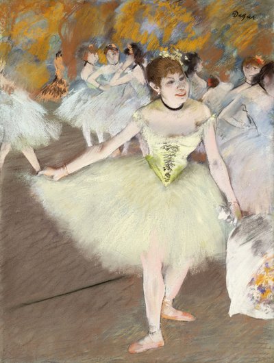 現場で、1879-1881 作： Edgar Degas