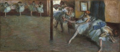 バレエリハーサル、1891年 作： Edgar Degas