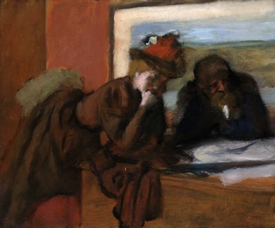 会話 作： Edgar Degas