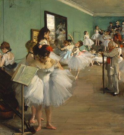 ダンスクラス、1874。 作： Edgar Degas