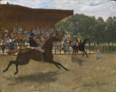 偽りの始まり、c.1869-72 作： Edgar Degas