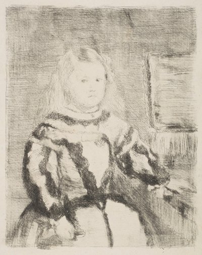 インファンタマルガリータ、ベラスケスの後、1862年から64年。 作： Edgar Degas